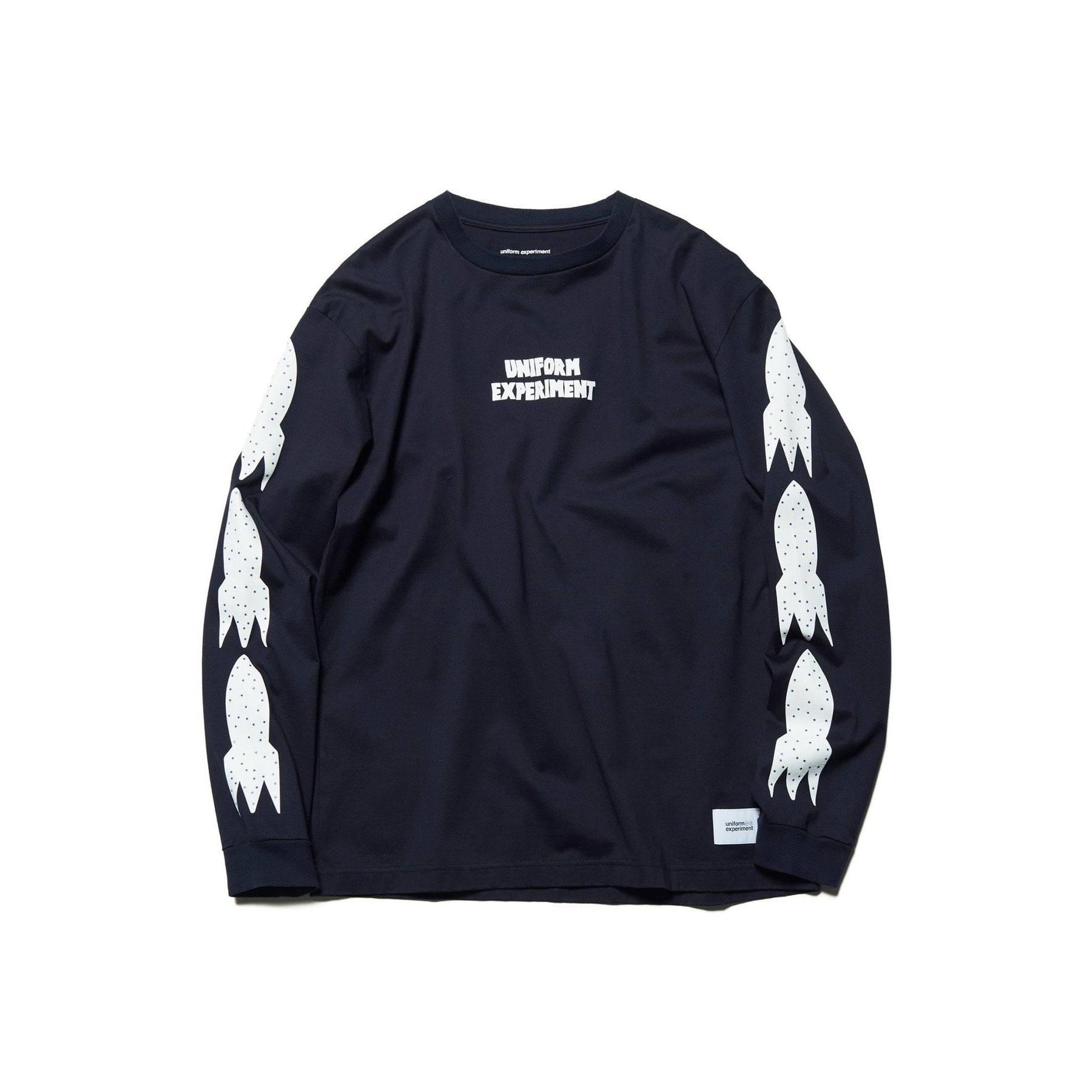 uniform experiment]ROCKET LOGO L/S TEE/NAVY(UE-260040) – R&Co.