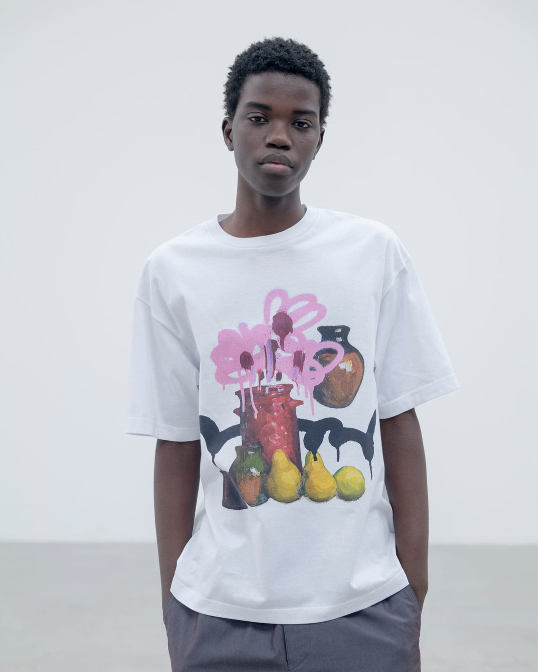 [uniform experiment]MICHAEL CHERNO: RED VASE TEE(UE-260071)
