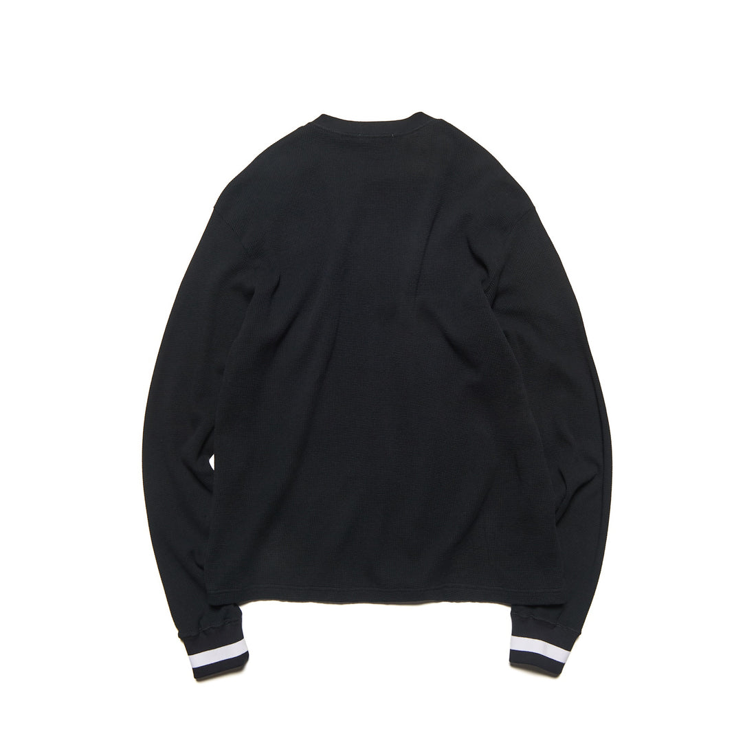 [uniform experiment]COLOR RIBBED WAFFLE CREWNECK TOP(UE-262017)