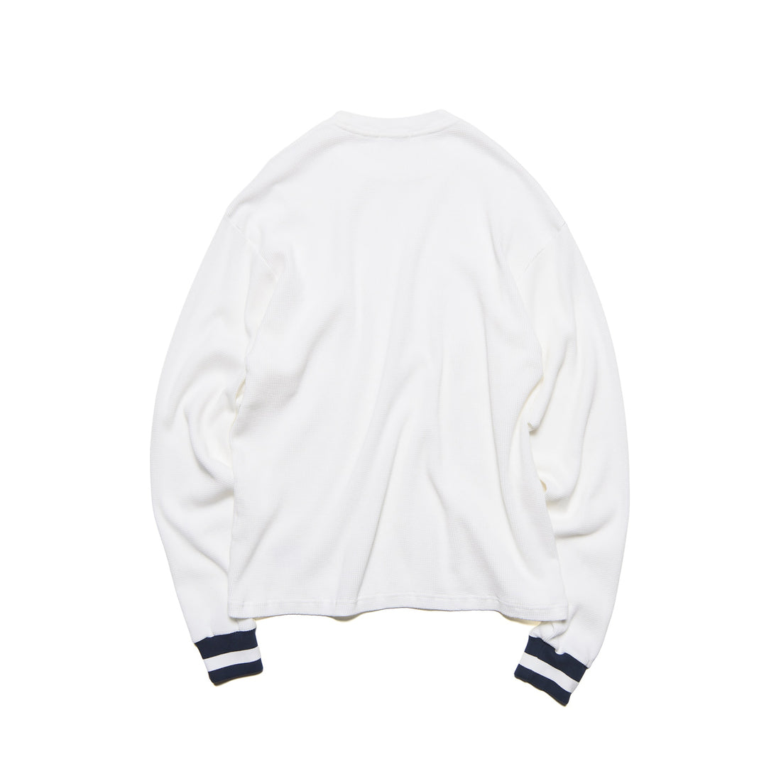 [uniform experiment]COLOR RIBBED WAFFLE CREWNECK TOP(UE-262017)