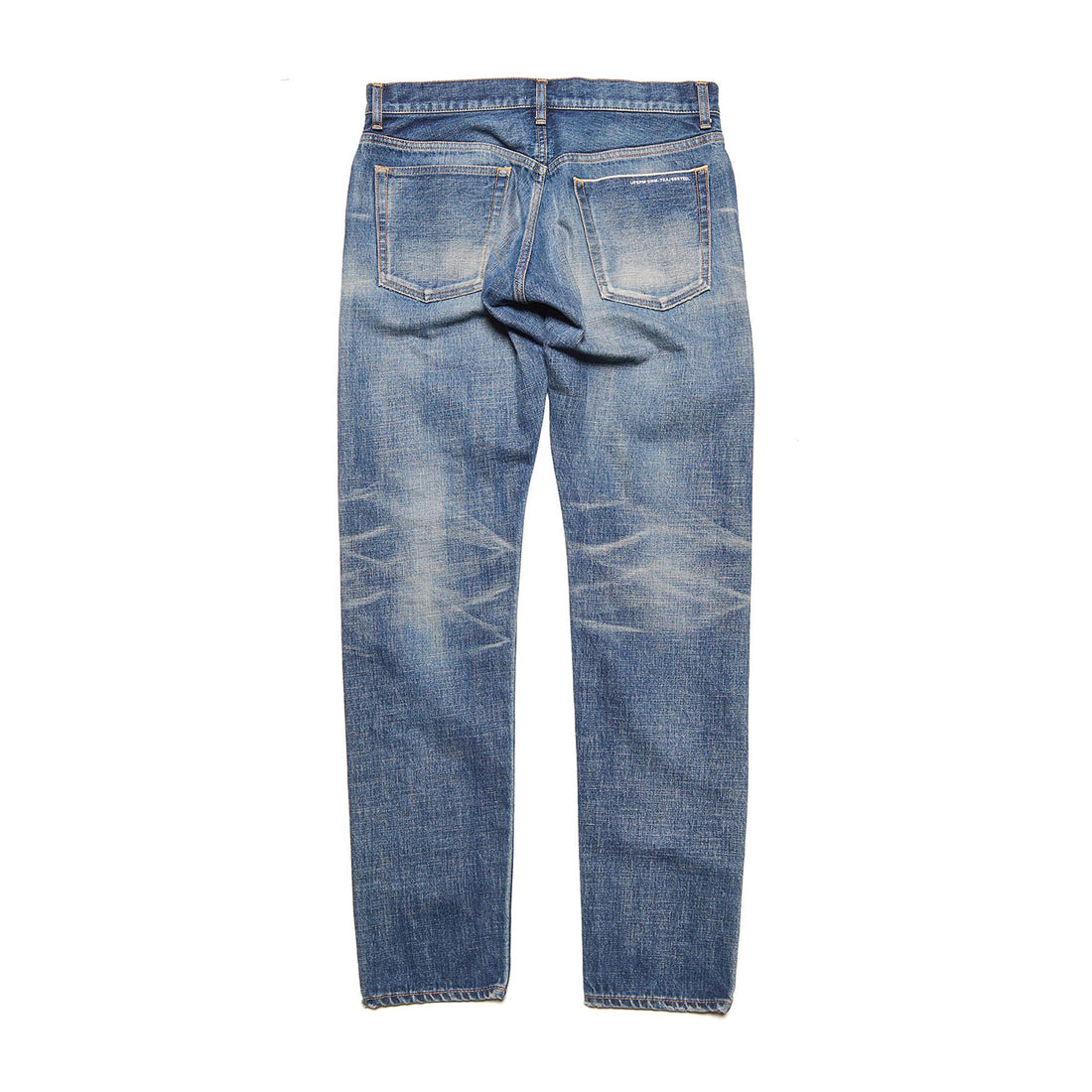 [uniform experiment]DAMAGED DENIM TAPERED-FIT JEANS(UE-262027)