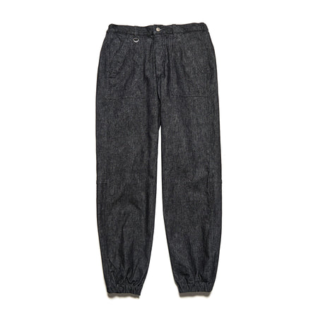 [uniform experiment]HIGH STRETCH DENIM HEM SHIRRING BAKER PANTS(UE-262037)