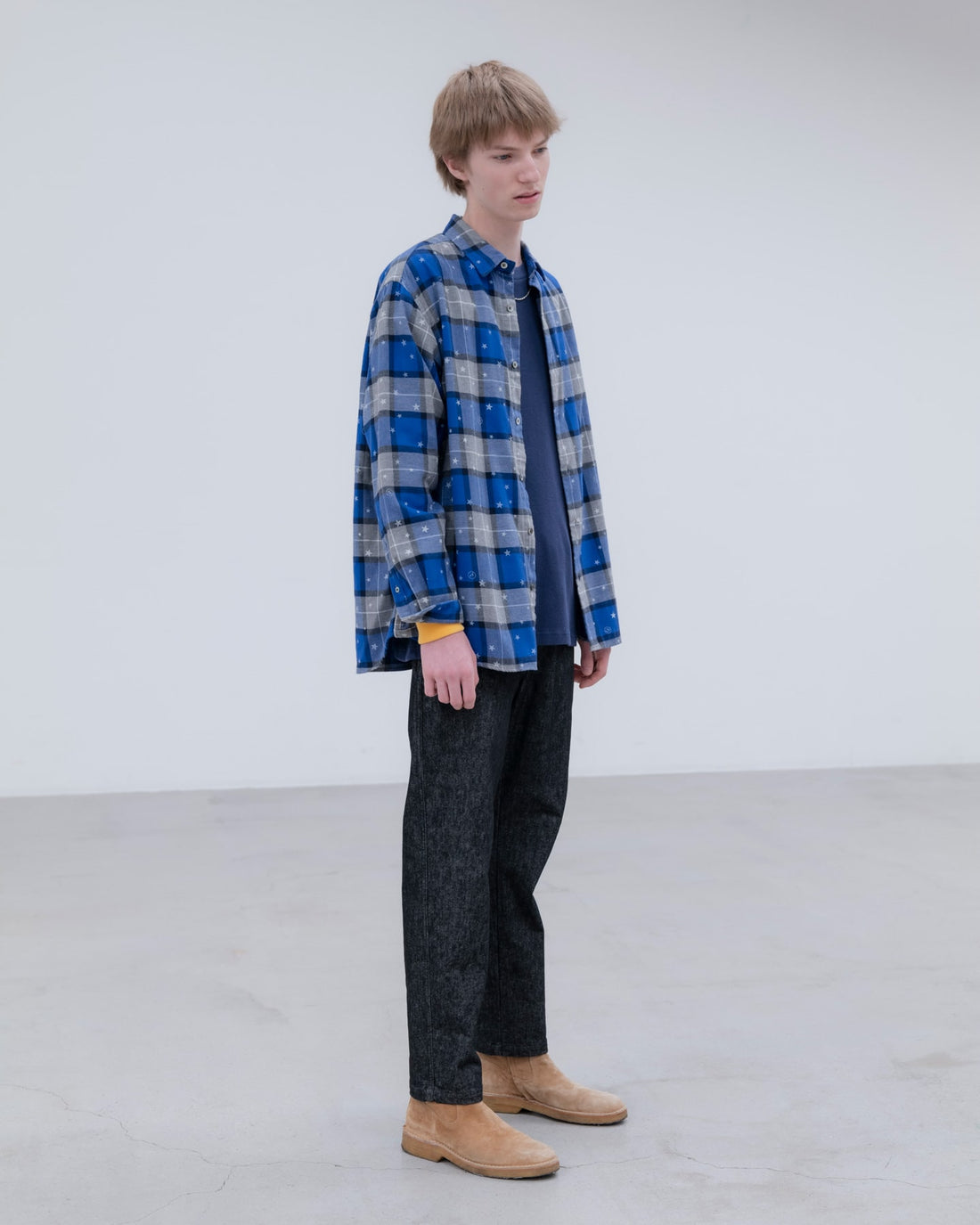[uniform experiment]HIGH STRETCH DENIM TAPERED PANTS(UE-262038)