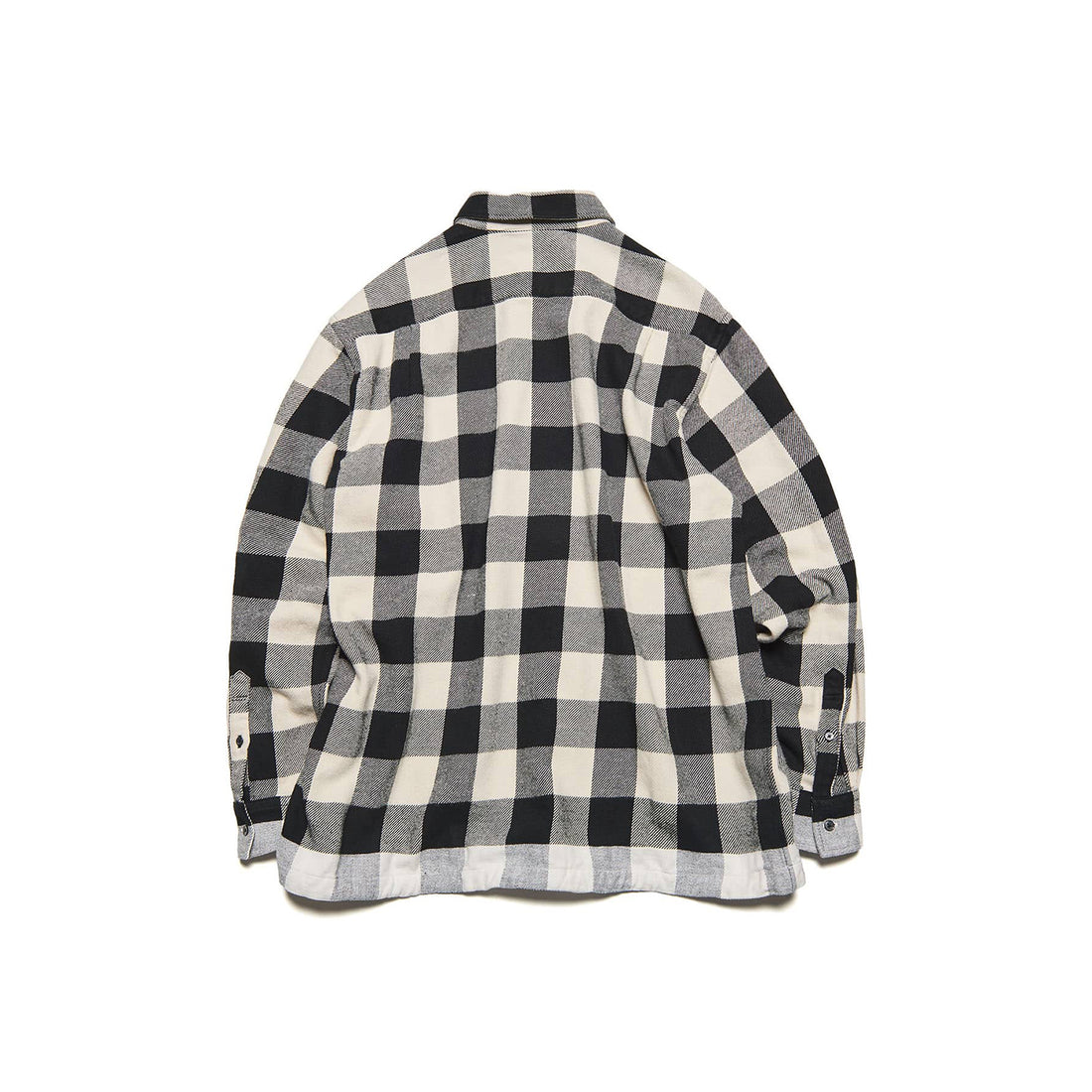 [uniform experiment]LINE FLANNEL CHECK DRAWCORD SHIRT(UE-262040)