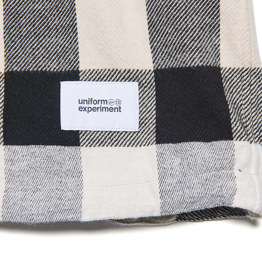 [uniform experiment]LINE FLANNEL CHECK DRAWCORD SHIRT(UE-262040)