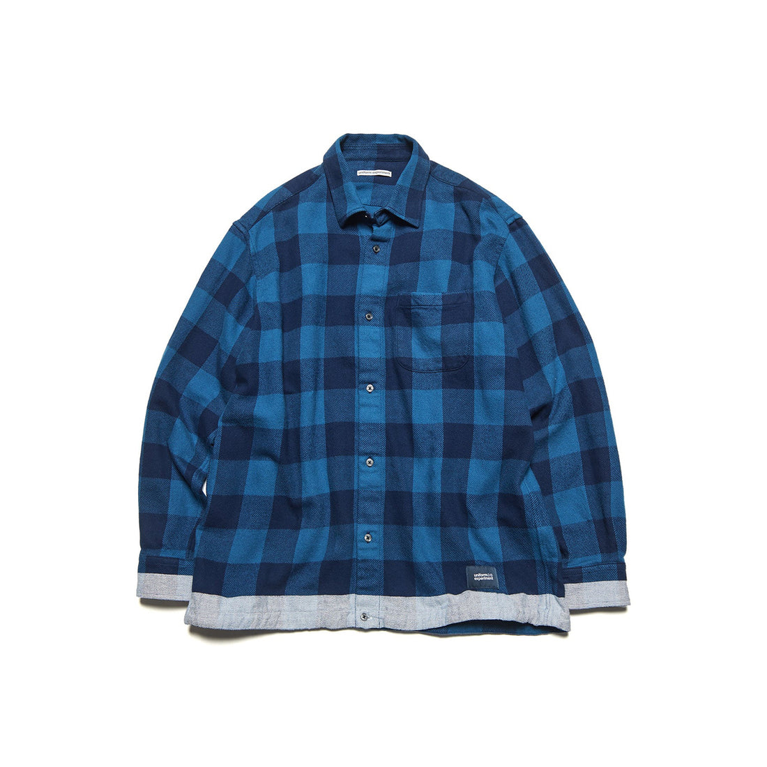 [uniform experiment]LINE FLANNEL CHECK DRAWCORD SHIRT(UE-262040)