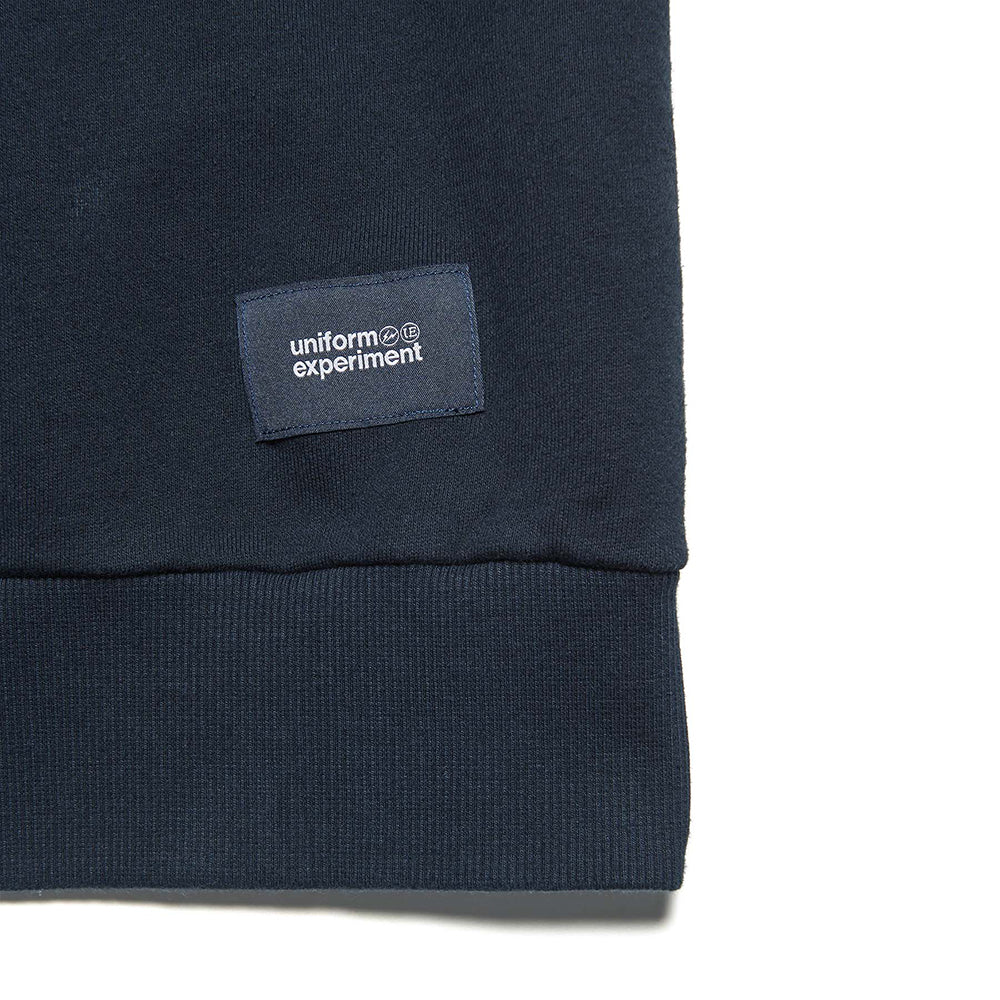 [uniform experiment]LINE FLANNEL CHECK PANELED CREWNECK TOP(UE-262042)