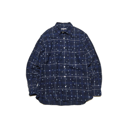 [uniform experiment]STAR PRINT CHECK SHIRT(UE-262047)