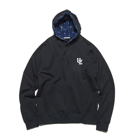 [uniform experiment]STAR PRINT CHECK LINING SWEAT HOODIE(UE-262050)