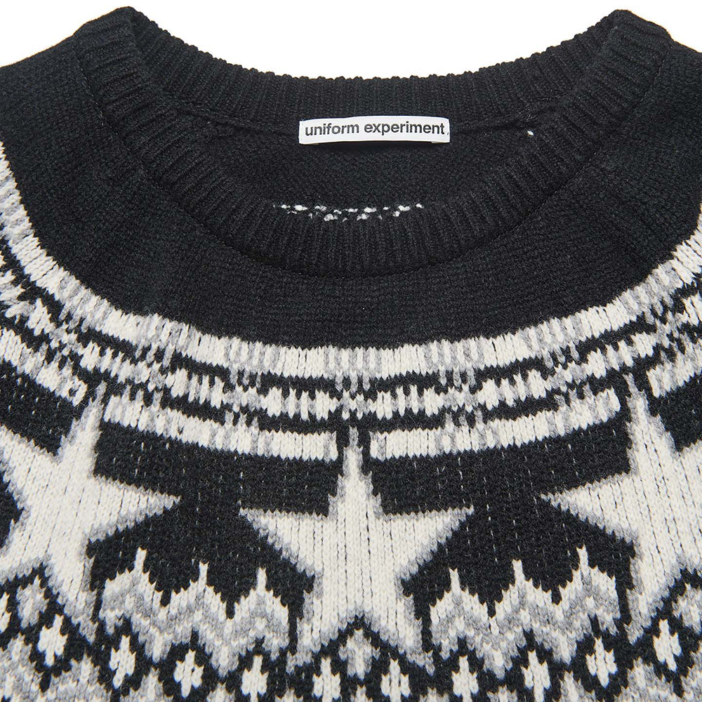 [uniform experiment]STAR NORDIC SWEATER(UE-262059)
