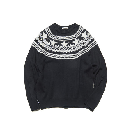 [uniform experiment]STAR NORDIC SWEATER(UE-262059)