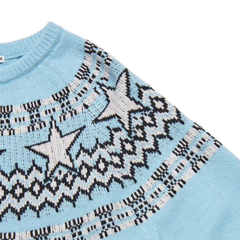 [uniform experiment]STAR NORDIC SWEATER(UE-262059)