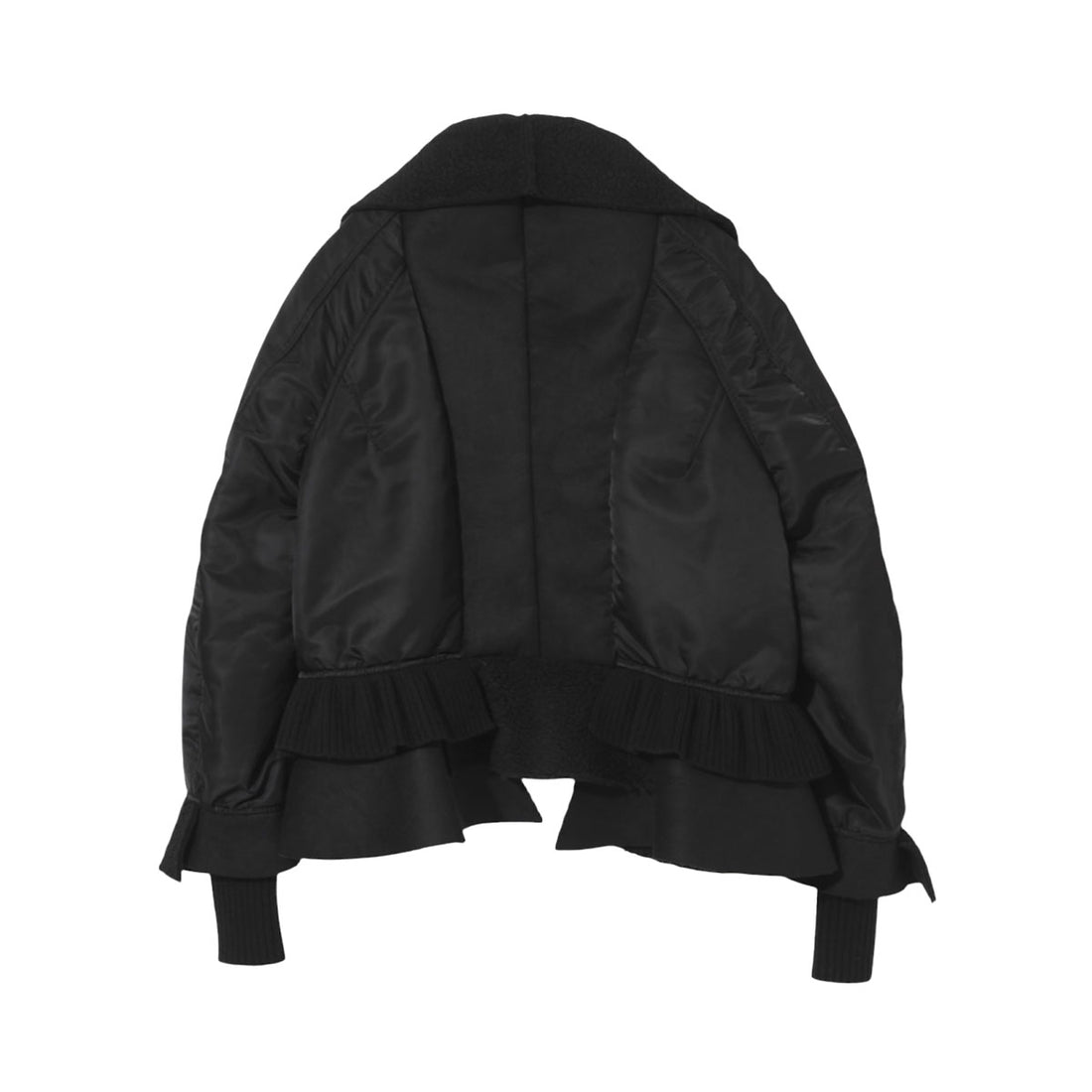 [UNDERCOVER]WOMENS Wフェイスウール切替mixMA-1(UC2F8803)