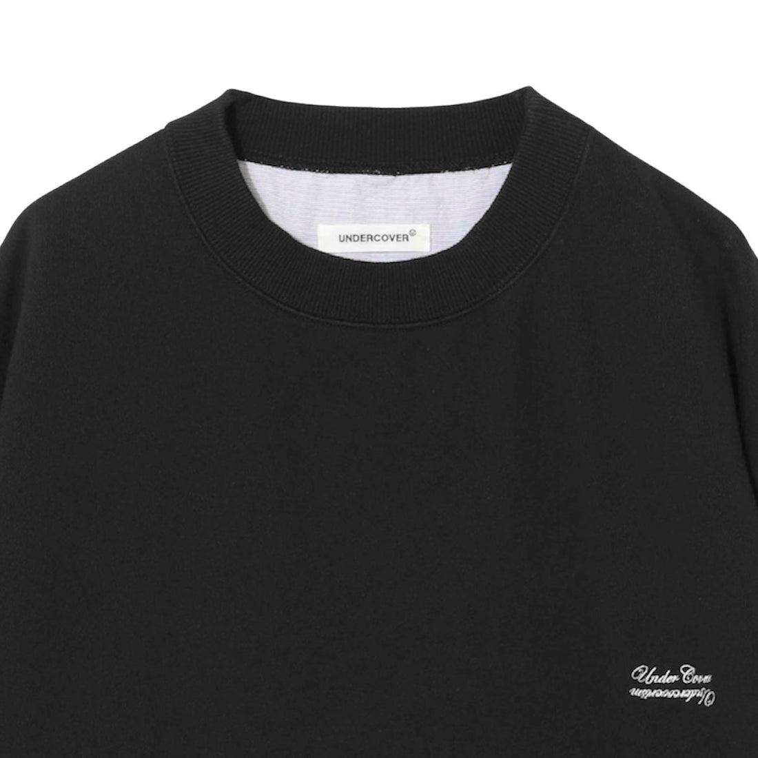 [UNDERCOVER]CoタイプライターST切替スウェット/BLACK(UP1F4801)