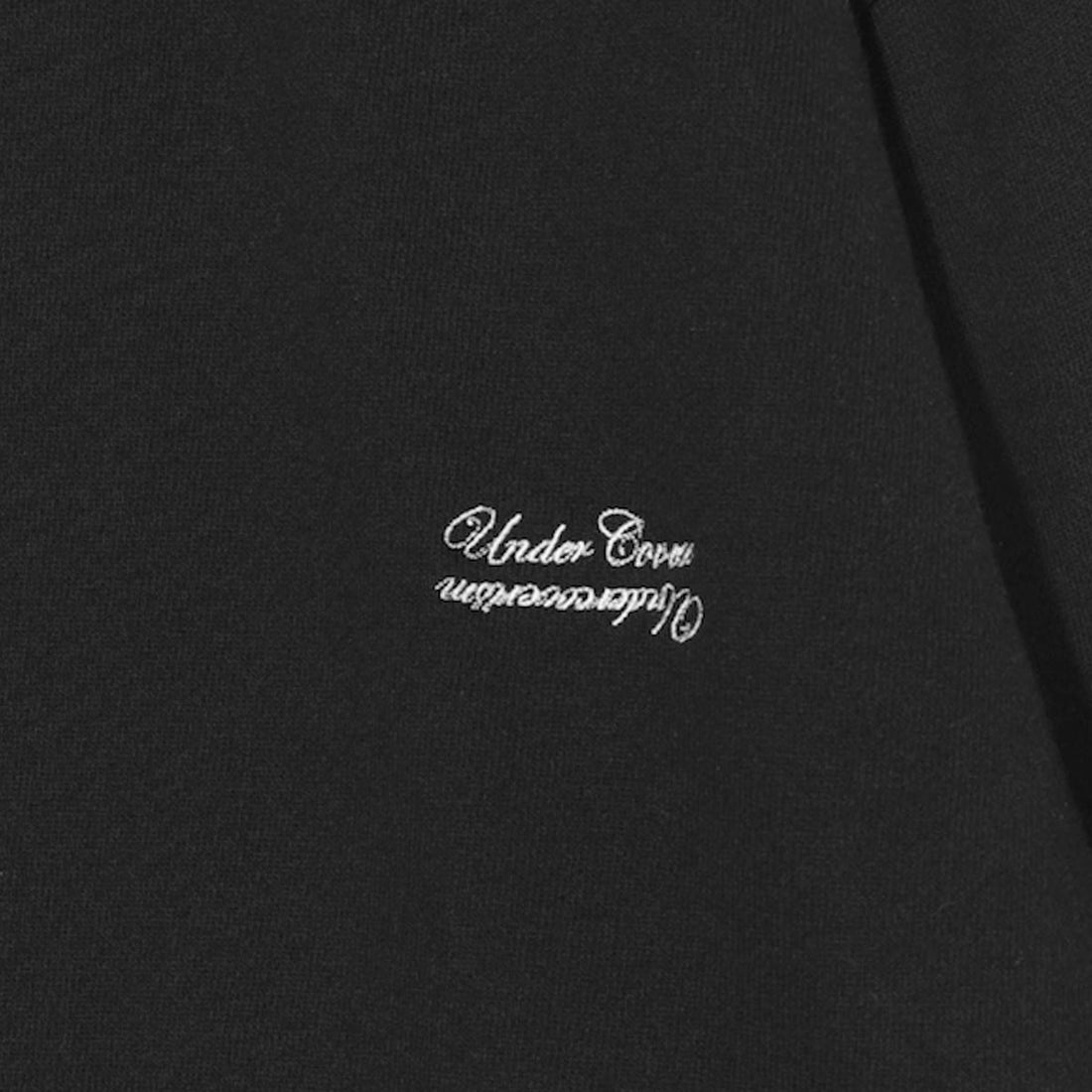 [UNDERCOVER]CoタイプライターST切替スウェット/BLACK(UP1F4801)