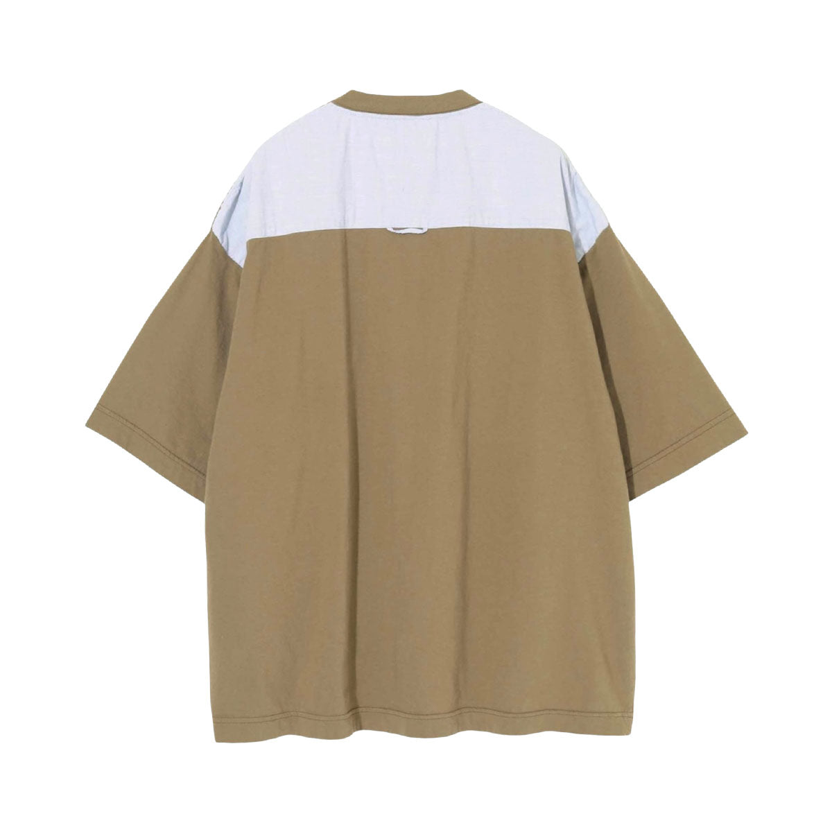 UNDERCOVER]WOMENS CoタイプライターSTヨーク切替PKTEE/BEIGE(UP1F4805
