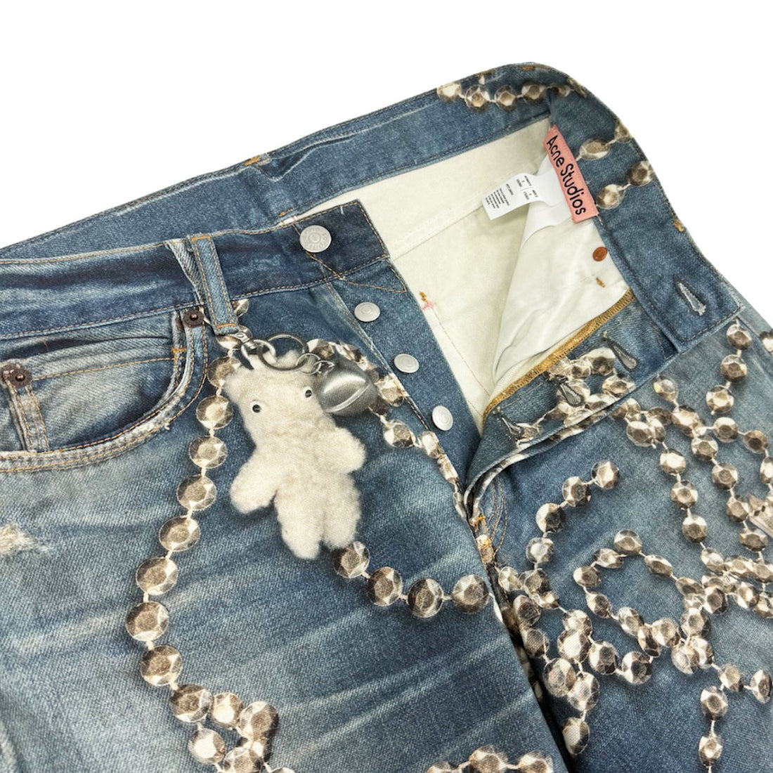 [ACNE STUDIOS]PANTS/MID BLUE(UX-SHOR000052)