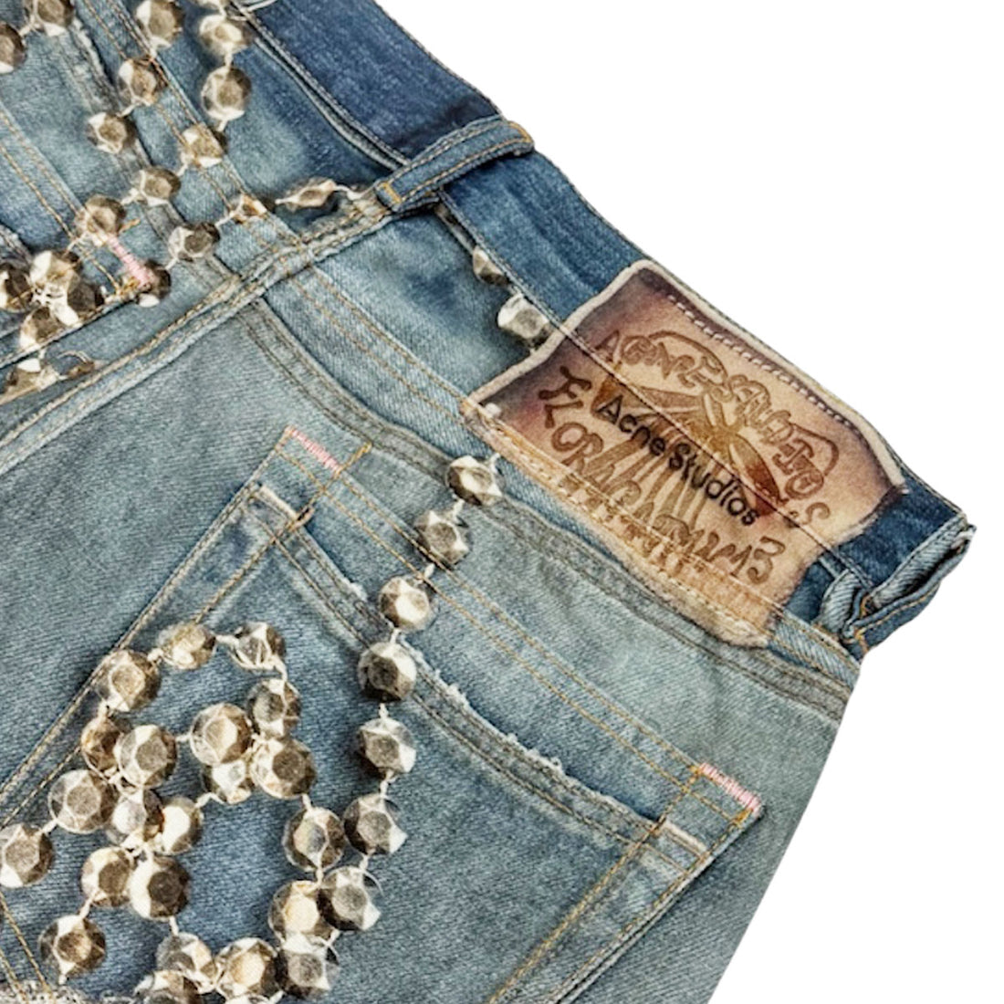 [ACNE STUDIOS]PANTS/MID BLUE(UX-SHOR000052)