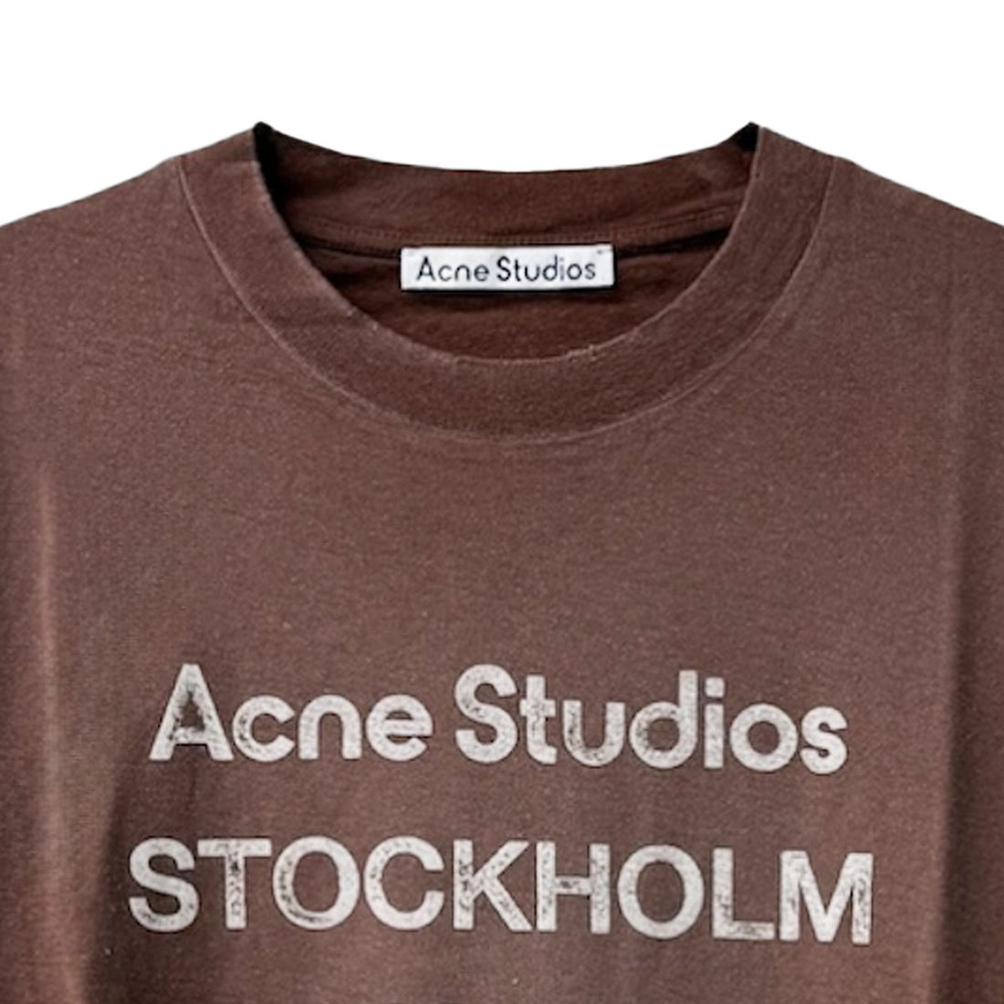 [ACNE STUDIOS]T-SHIRT/CHOCOLATE(UX-TSHI000013)