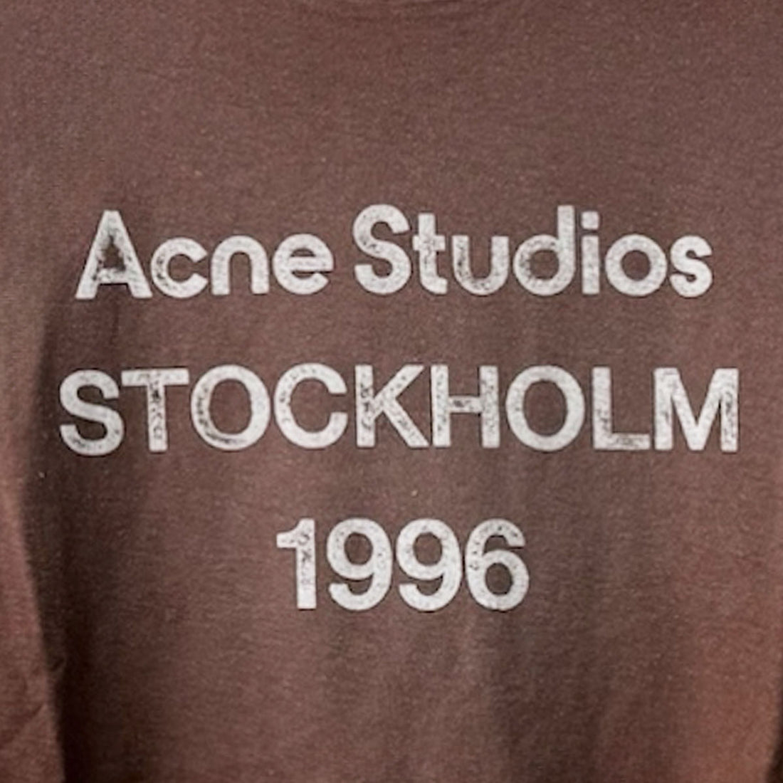 [ACNE STUDIOS]T-SHIRT/CHOCOLATE(UX-TSHI000013)