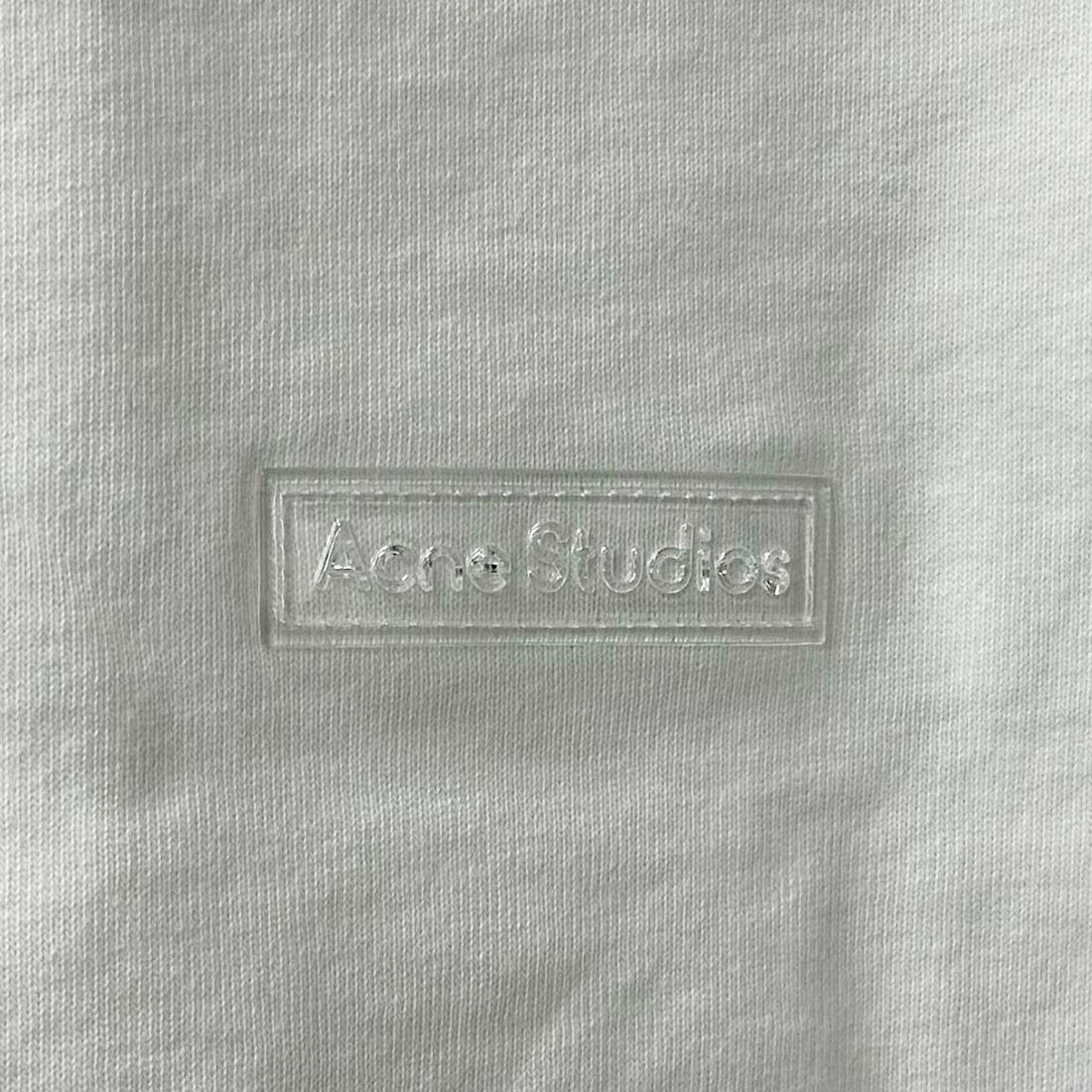 [ACNE STUDIOS]T-SHIRT/ICE WHITE(UX-TSHI000126)