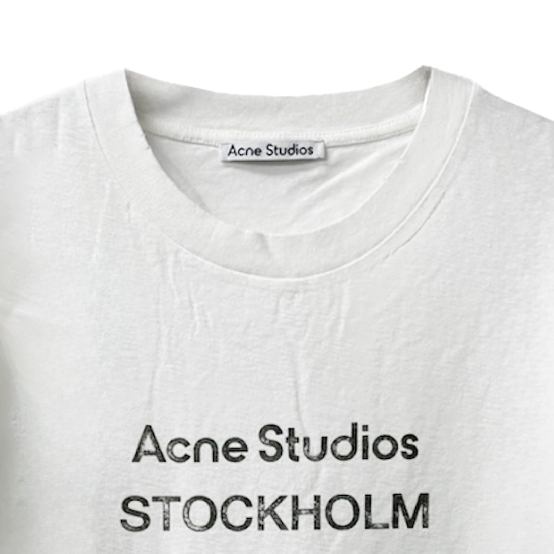 [ACNE STUDIOS]T-SHIRT/OFF WHITE(UX-TSHI000180)