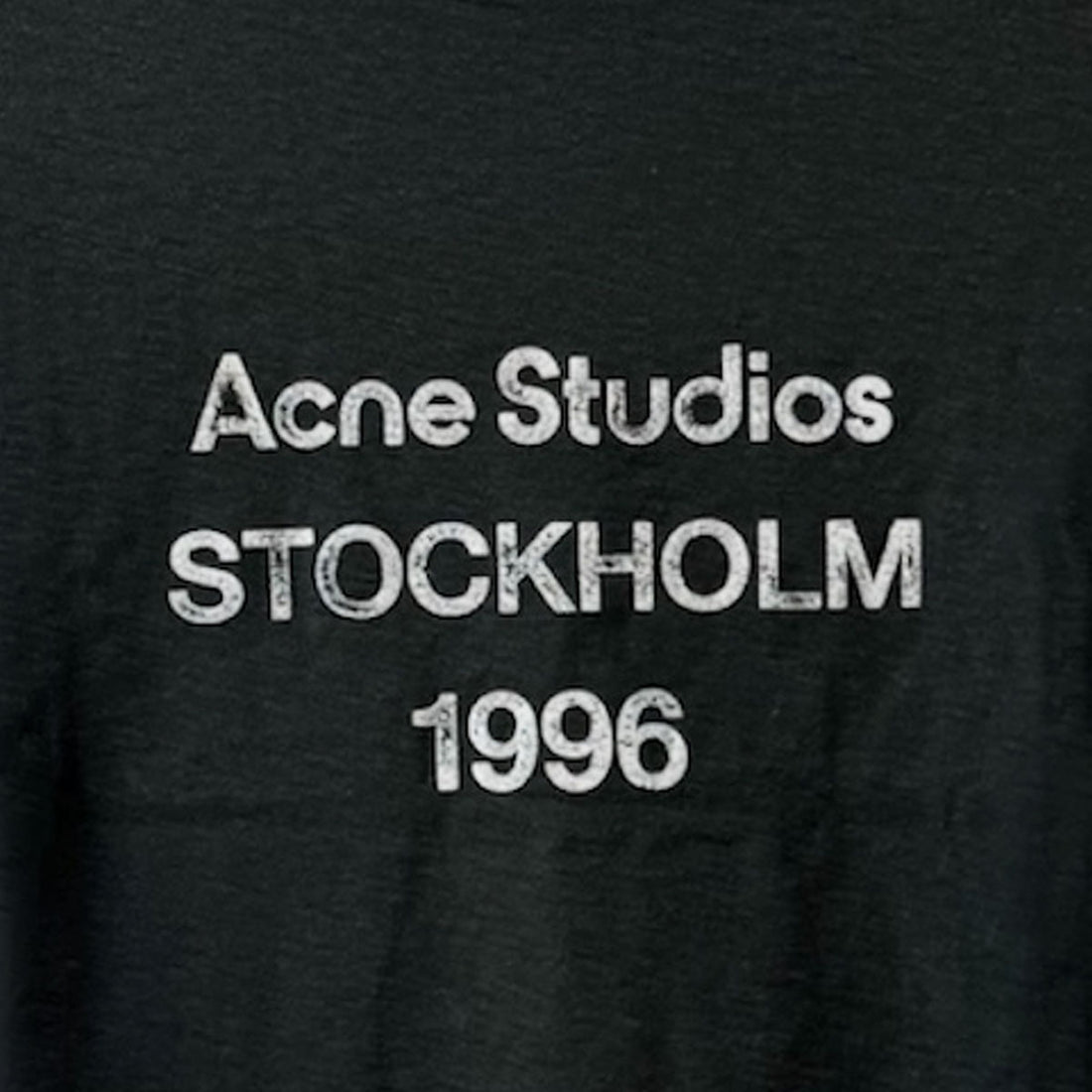 [ACNE STUDIOS]T-SHIRT/FADED BLACK(UX-TSHI000181)