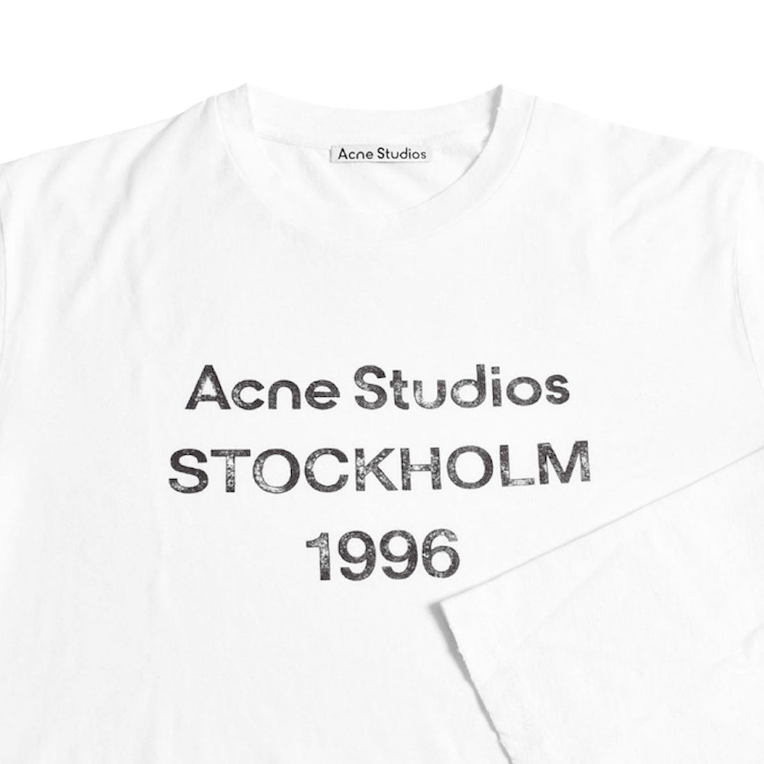 [ACNE STUDIOS]LS T-SHIRT/OFF WHITE(UX-TSHI000286)
