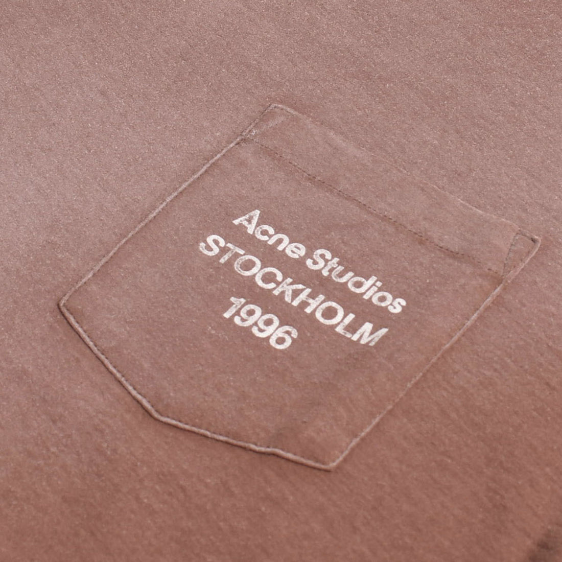 [ACNE STUDIOS]T-SHIRT/CHOCOLATE(UX-TSHI000289)