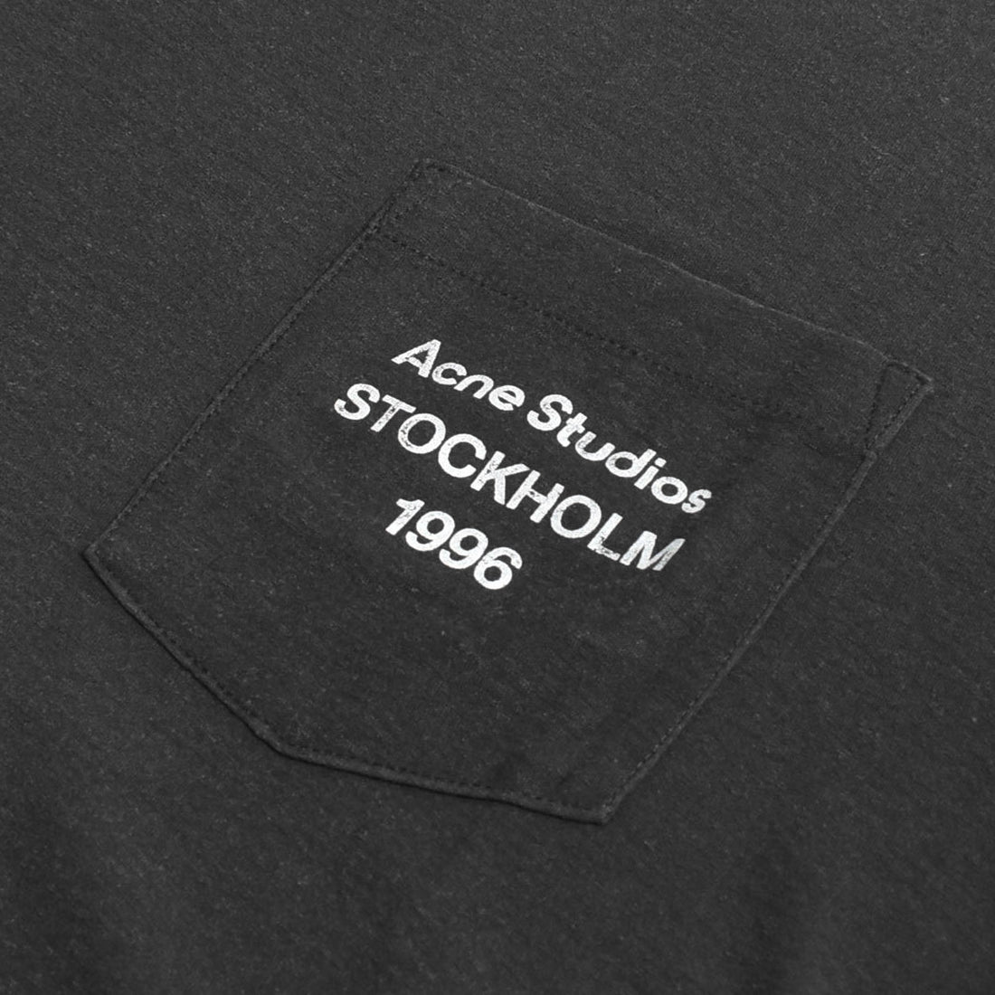 [ACNE STUDIOS]T-SHIRT/FADED BLACK(UX-TSHI000289)