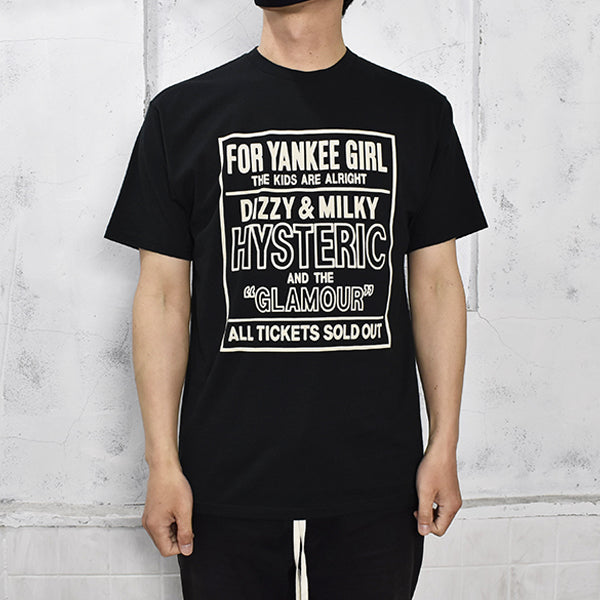 YANKEE GIRL Tシャツ/BLACK(02211CT11)