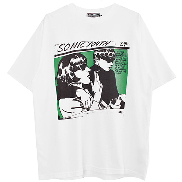 SONIC YOUTH/’GOO’2TONE Tシャツ/WHITE(02221CT26)