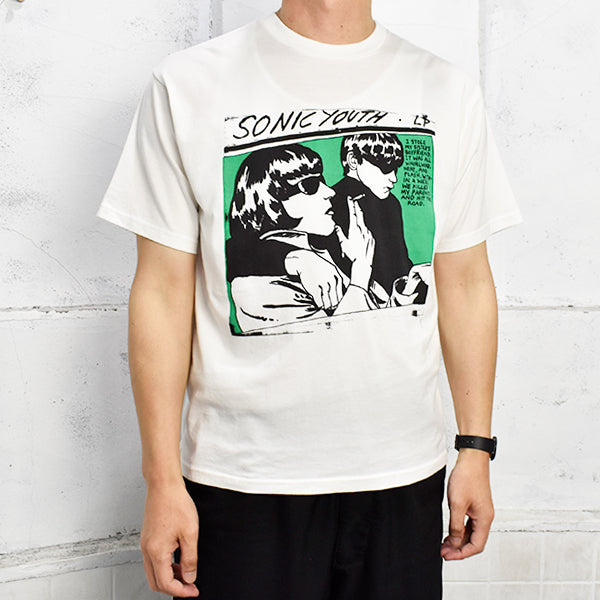 SONIC YOUTH/’GOO’2TONE Tシャツ/WHITE(02221CT26)
