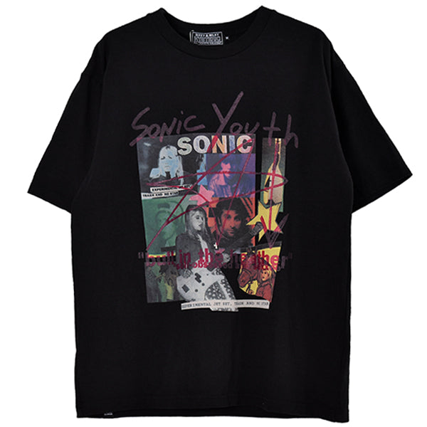 SONIC YOUTH/TRASH AND NO STAR Tシャツ/BLACK(02223CT08)