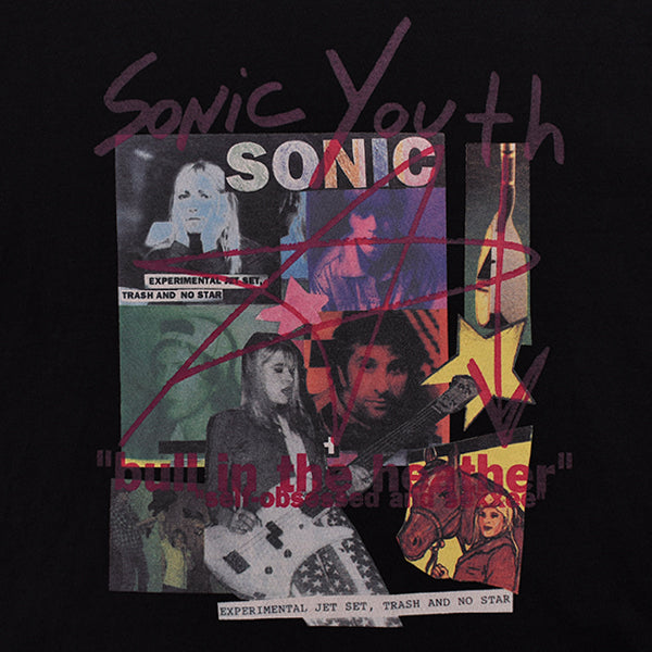 SONIC YOUTH/TRASH AND NO STAR Tシャツ/BLACK(02223CT08)