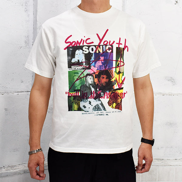 SONIC YOUTH/TRASH AND NO STAR Tシャツ/WHITE(02223CT08)