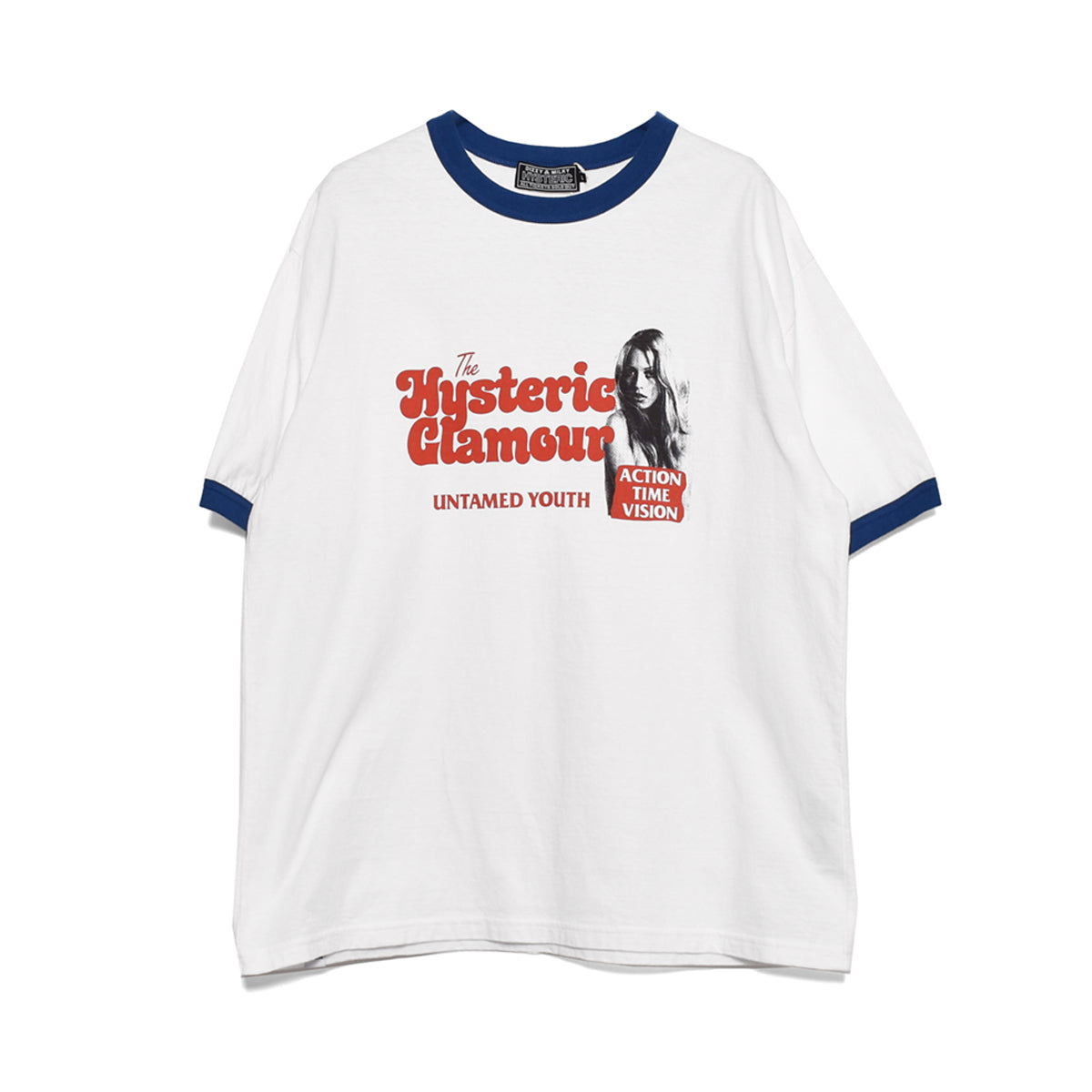 HYSTERIC GLAMOUR]UNTAMED YOUTH Tシャツ/WHITE×BLUE(02231CT17) – R&Co.