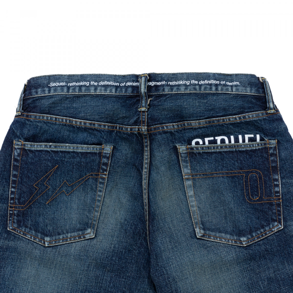 sequel fragment damege denim pants s