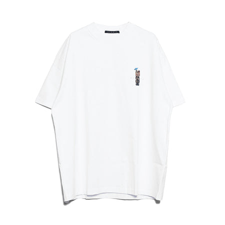 [STAMPD] Checked Out Relaxed Tee/WHITE(SLA-M3049TE)