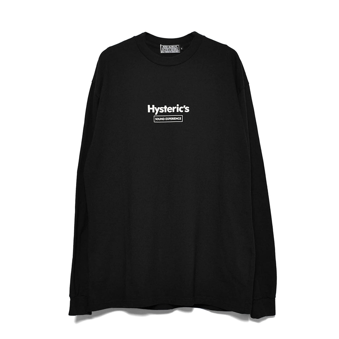 [HYSTERIC GLAMOUR]SOUND EXPERIENCEC Tシャツ/BLACK(02231CL04)