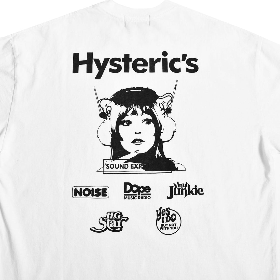 [HYSTERIC GLAMOUR]SOUND EXPERIENCEC Tシャツ/WHITE(02231CL04)