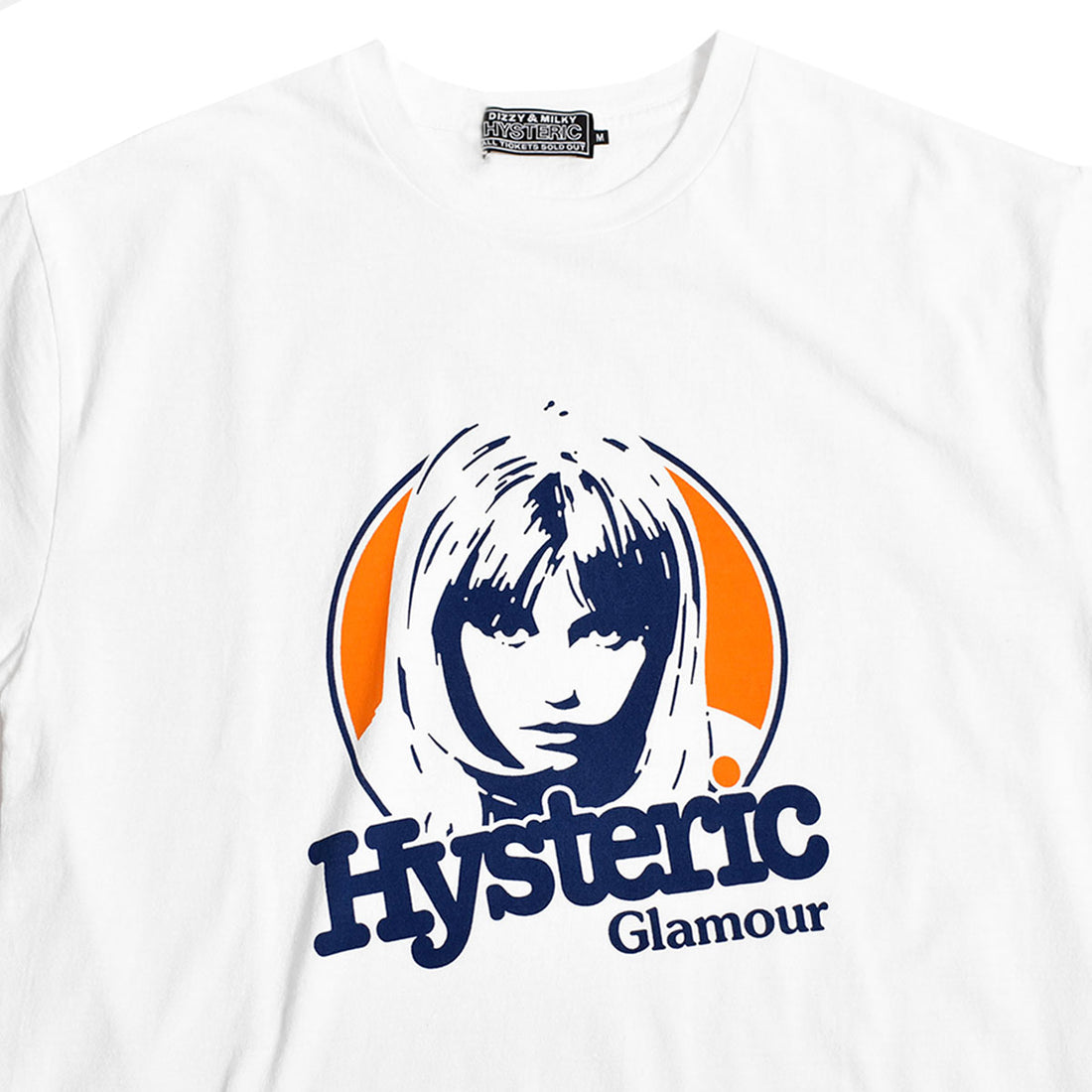 [HYSTERIC GLAMOUR]GOOD VIBRATIONTシャツ/WHITE(02231CT04)