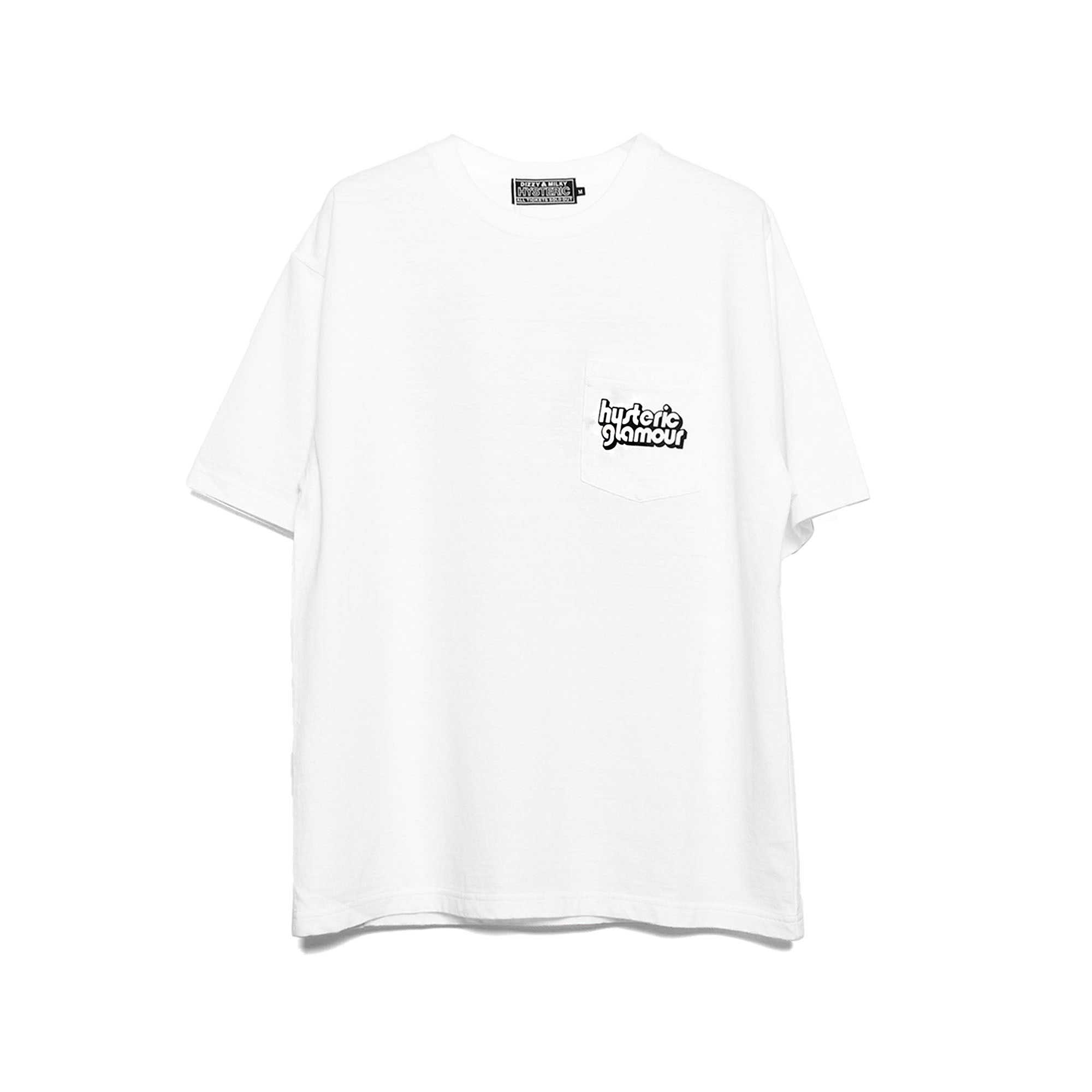 HYSTERIC GLAMOUR]HG MOTORCYCLE ポケ付きTシャツ/WHITE(02231CT03