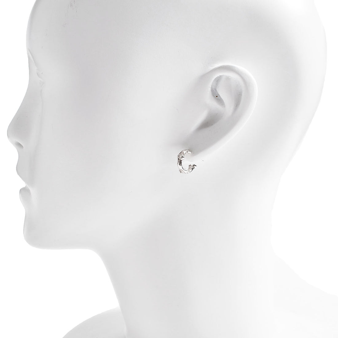 [TAKAHIRO MIYASHITA TheSoloIst]bone shaped earrings.-S- (9mm)/SILVER(sa.0031SS23)
