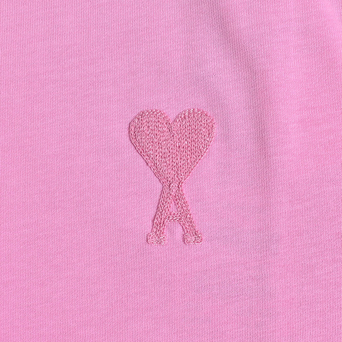 ami alexandre mattiussi]AMI DE COEUR T-SHIRT/PINK(UTS004.726