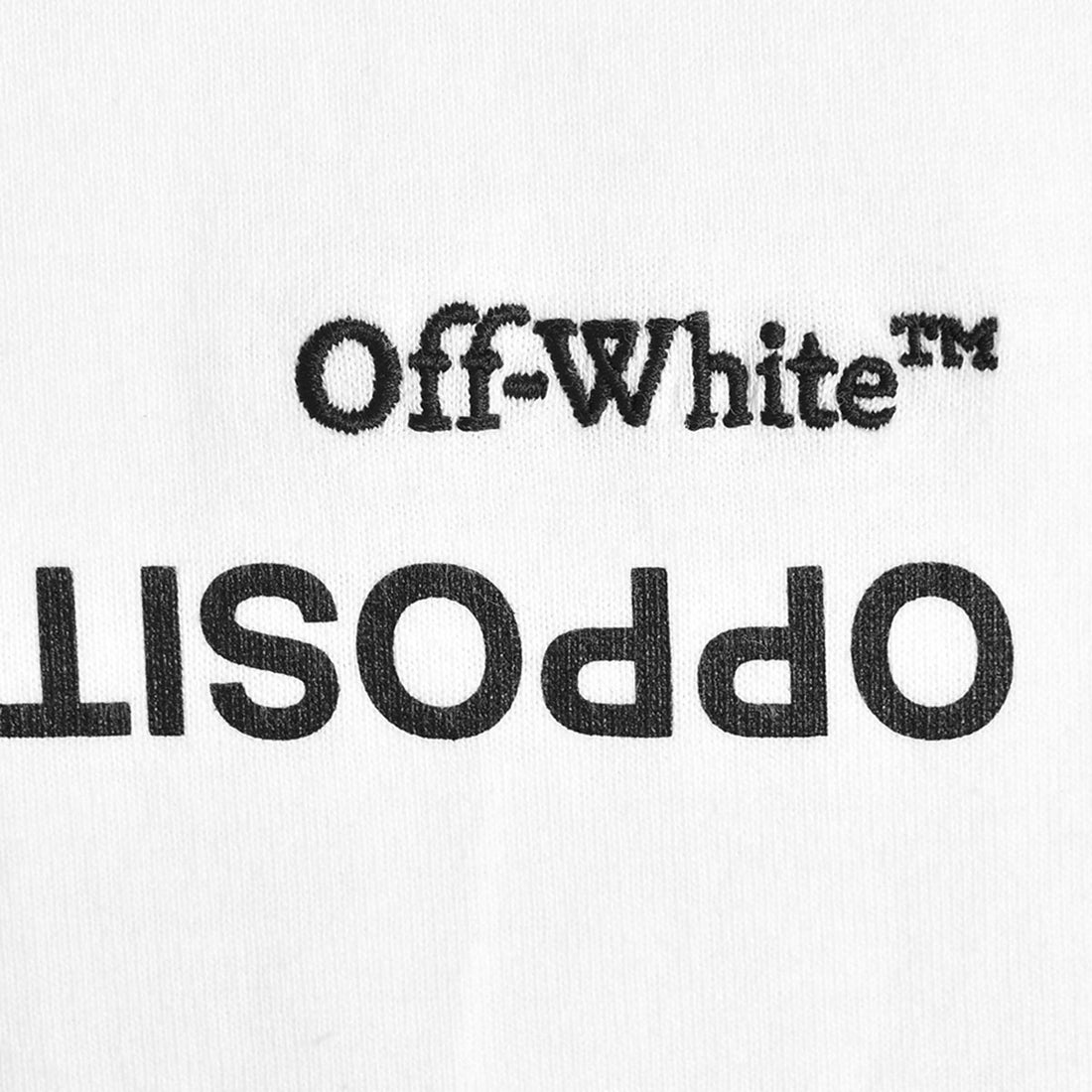 [Off-White]SPIRAL OPP OVER S/S TEE/WHITE(OMAR23-RTW0030)
