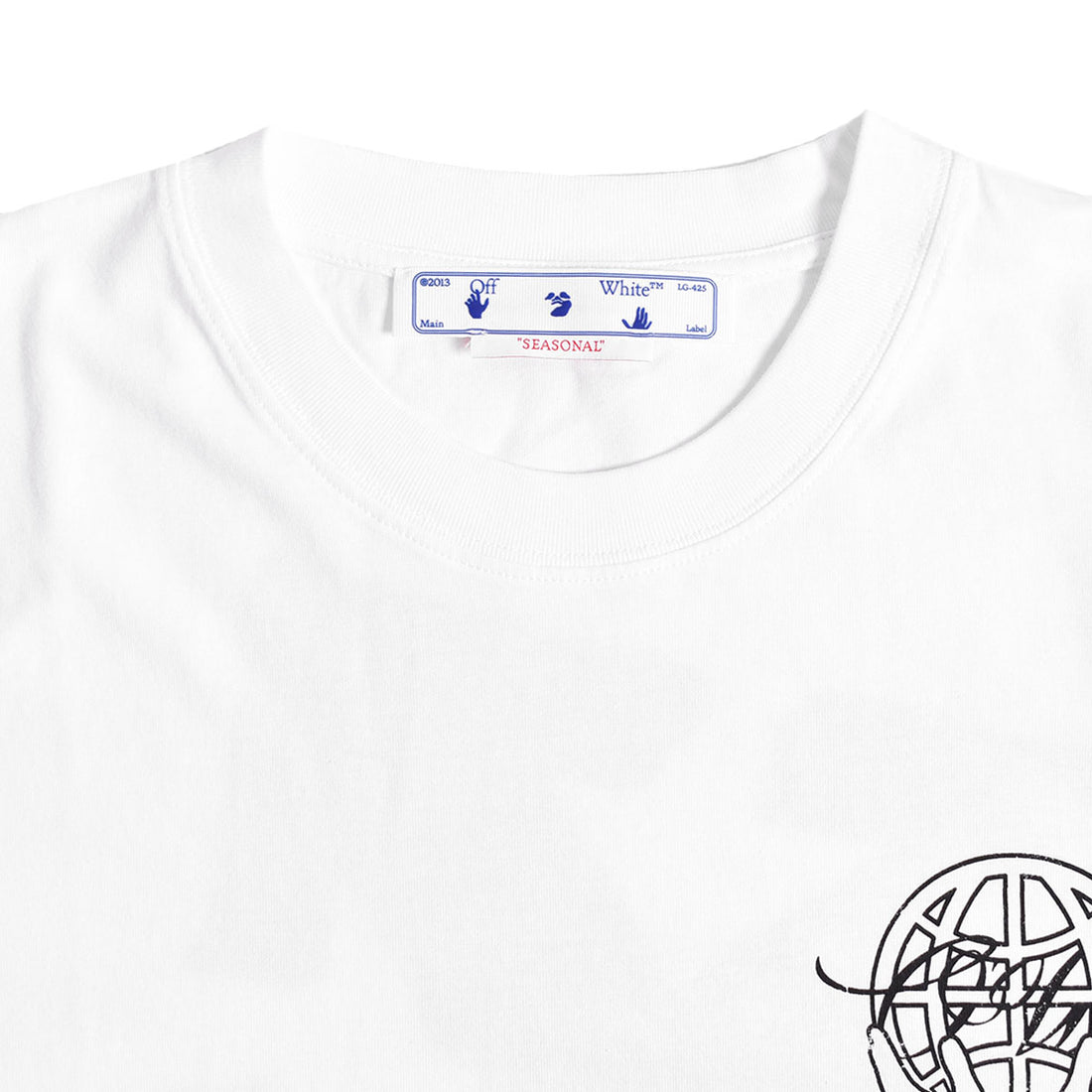 [Off-White]HAND ARROW SLIM S/S TEE/WHITE/BLACK(OMAS23-RTW0008)