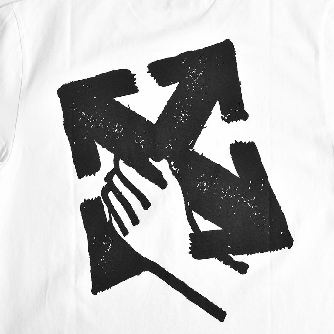 [Off-White]HAND ARROW SLIM S/S TEE/WHITE/BLACK(OMAS23-RTW0008)