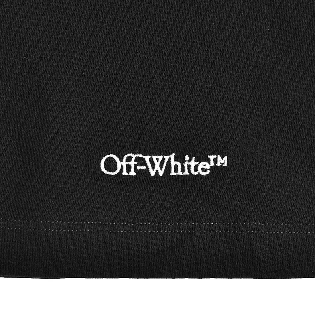 [Off-White]SCRIBBLE DIAG SLIM S/S TEE/BLACK/WHITE(OMAS23-RTW0021)