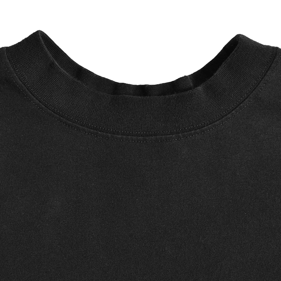 [BALENCIAGA]Layered T-Shirt/BLACK/WHITE(698631TKVJ1)